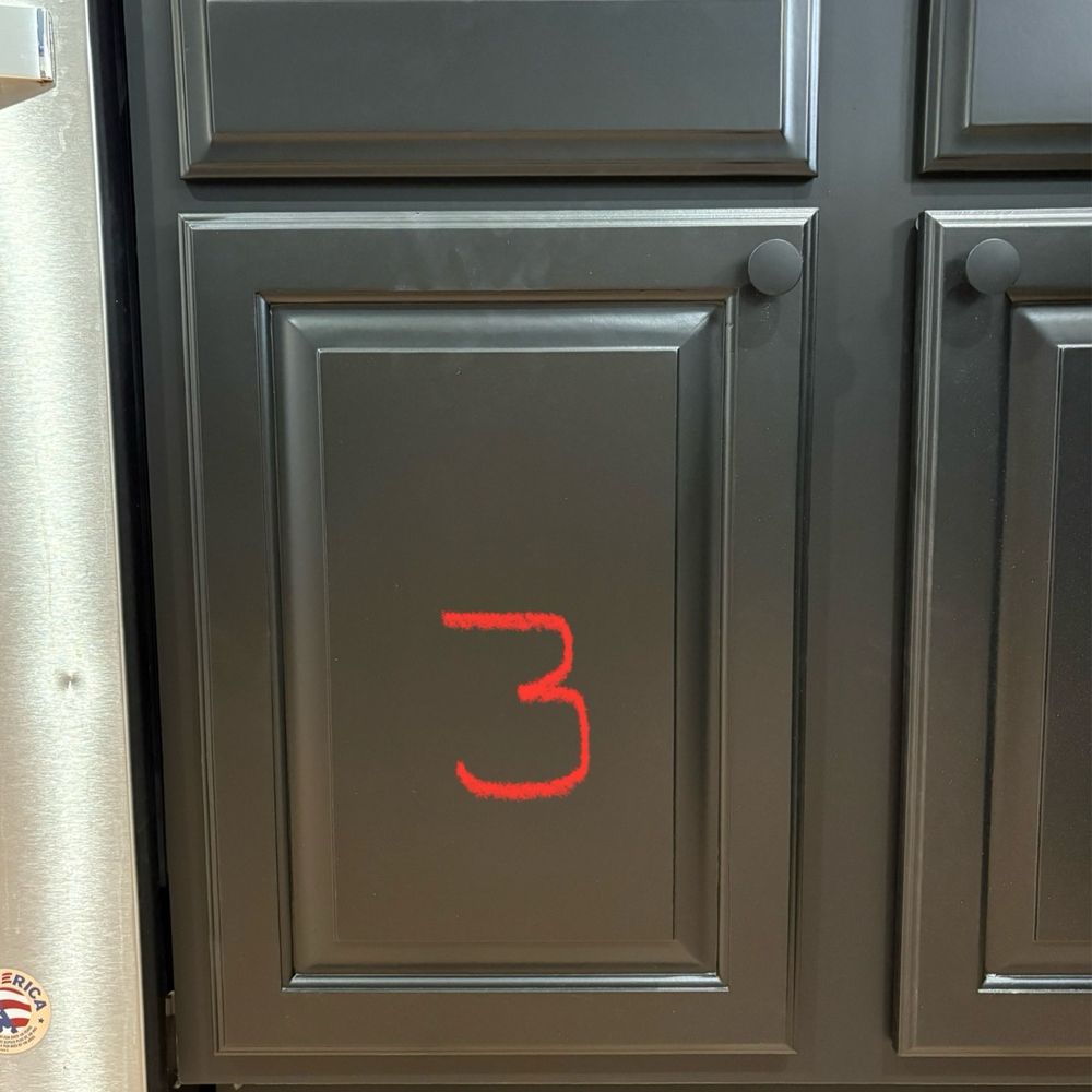 Triple R Refinishing - After door and baseboard repaired & refinished & repainted and knob installed. Photo 3. - Refinishing Services Near Me - San Antonio, Texas Triple R Refinishing - After door and baseboard repaired & refinished & repainted and knob installed. Photo 3. - Refinishing Services Near Me - San Antonio, Texas