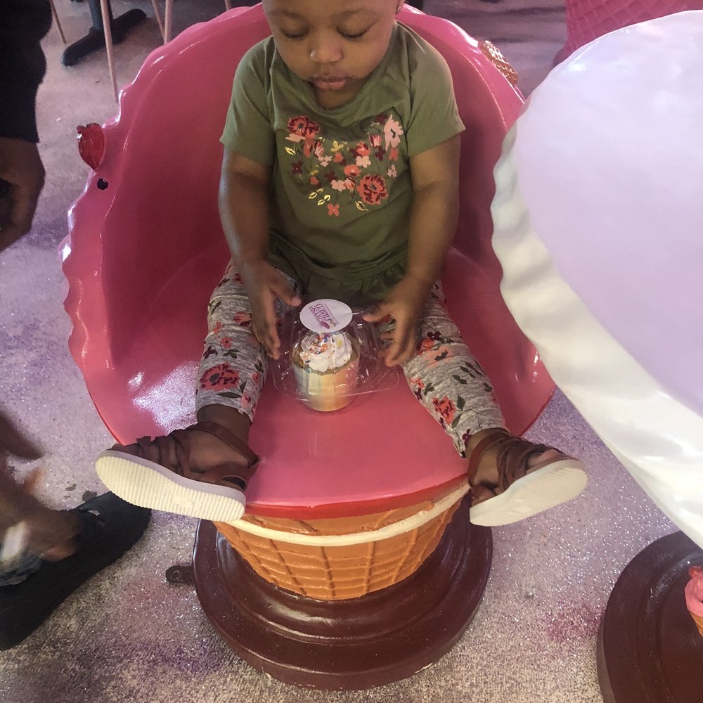 My baby excited