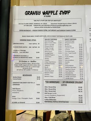 Menu photo 7 Granby Waffle Shop Norfolk, VA Menu photo 7 Granby Waffle Shop Norfolk, VA