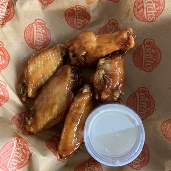 Coach's Neighborhood Grill - 5 piece bone in honey bbq wings - American Near Me - Lexington, North Carolina