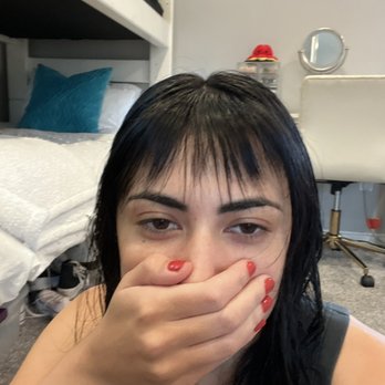 BlownAway Dry Bar - Yes this is real and I did not ask for bangs. - Blow Dry/Out Services Near Me - Fullerton, California
