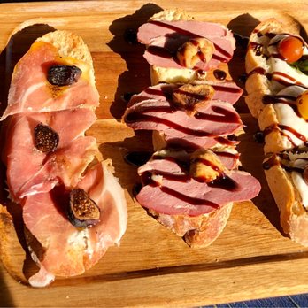Isabella's Kitchen - Bruschetta. Prosciutto smoked duck and burr atta cheese.  Delish. ! - Italian Near Me - Scottsdale, Arizona