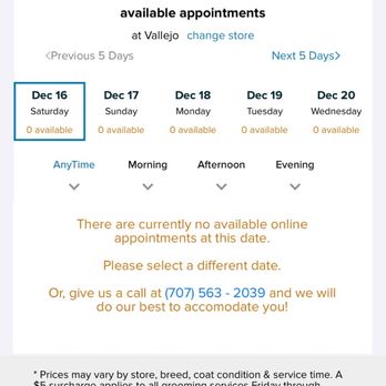 PetSmart - Pet Groomers Near Me - VALLEJO, California