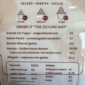 Zagara Gelato - Menu - Gelato Near Me - St. Petersburg, Florida Zagara Gelato - Menu - Gelato Near Me - St. Petersburg, Florida