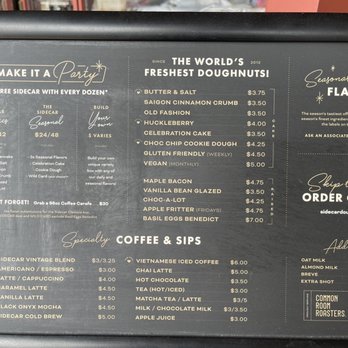 Sidecar Doughnuts & Coffee - Donuts Near Me - Costa Mesa, California