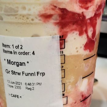 Starbucks - Strawberry Funnelcake Frappuccino - Coffee & Tea Near Me - Columbus, Ohio Starbucks - Strawberry Funnelcake Frappuccino - Coffee & Tea Near Me - Columbus, Ohio