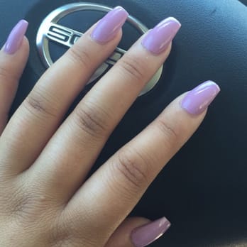 Julie's Nails - acrylics with regular polish - Nail Salons Near Me - Pinole, California