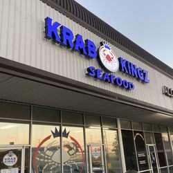 Krab Kingz Seafood - Outside of the restaurant