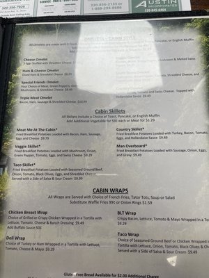 Menu photo 4 Avon Cabin Cafe Avon, MN Menu photo 4 Avon Cabin Cafe Avon, MN