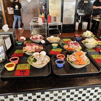 Hubilai Mongolian Stir Fry - a variety of dishes - Mongolian Near Me - Enterprise, Alabama