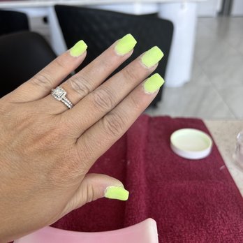 Aria Nail Bar - Told me this was coffin shaped - Nail Salons Near Me - McKinney, Texas