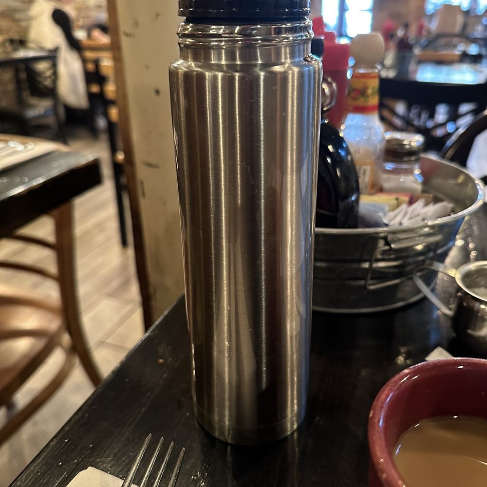 The Committed Pig - 16oz thermos coffee - Breakfast & Brunch Near Me - Morristown, New Jersey The Committed Pig - 16oz thermos coffee - Breakfast & Brunch Near Me - Morristown, New Jersey