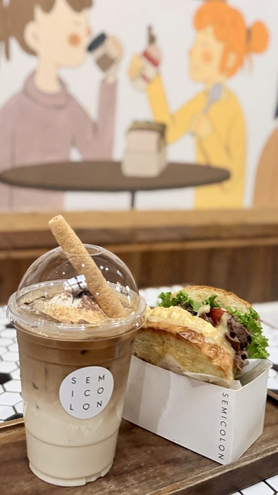 Food from Semicolon Cafe