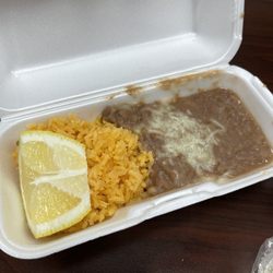 Maria's Cafe - Rice and beans