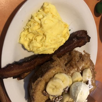 Original Breakfast House - Banana nut french toast, bacon and eggs - Breakfast & Brunch Near Me - Phoenix, Arizona
