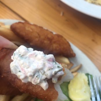 St. Pete's Dancing Marlin - Omg!!! This tartar sauce. Couldn't stop eating it with a fork and my fish but mostly fork. Yep that good friends. - American Near Me - Dallas, Texas