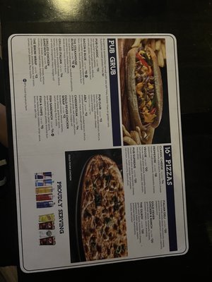 Menu photo 2 PT's Gold Las Vegas, NV
