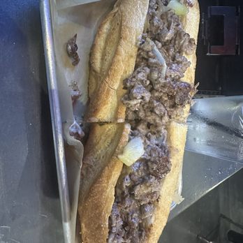 Brgr Stop - Cheesesteak (under-salted, too small plate) - Burgers Near Me - Coconut Creek, Florida Brgr Stop - Cheesesteak (under-salted, too small plate) - Burgers Near Me - Coconut Creek, Florida
