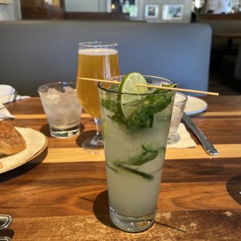 Bluewater Grill Seafood Restaurant & Market Carlsbad - Cucumber Mojito - Seafood Near Me - Carlsbad, California