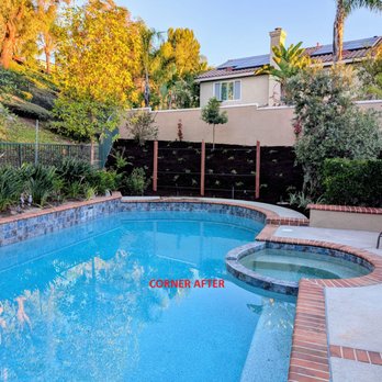 Tustin Landscaping - Corner of the pool area after - Landscaping Near Me Tustin Landscaping - Corner of the pool area after - Landscaping Near Me