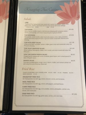 Menu photo 8 Krungthep Thai Cuisine Burien, WA Menu photo 8 Krungthep Thai Cuisine Burien, WA
