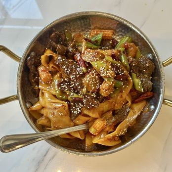 X Noodles & Dumplings - Spicy beef flat noodles - Noodles Near Me - Portland, Oregon X Noodles & Dumplings - Spicy beef flat noodles - Noodles Near Me - Portland, Oregon