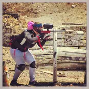 Paintball USA - Paintball USA top field, "The Trenches" - Paintball Near Me - Acton, California