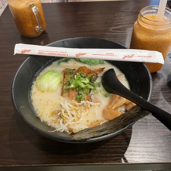 Asiatique Eatery - The Tonkotsu ramen and tai iced tea - Asian Fusion Near Me - Ventura, California Asiatique Eatery - The Tonkotsu ramen and tai iced tea - Asian Fusion Near Me - Ventura, California