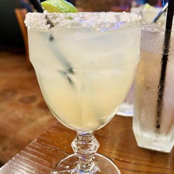 Cadillac Bar - House Margarita on the rocks with salt - Tex-Mex Near Me - Houston, Texas