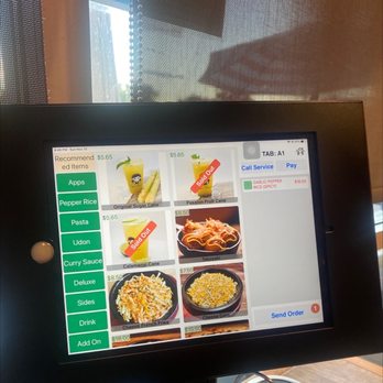 Sizzling Lunch - Tablet menu for easy ordering - Japanese Near Me - San Jose, California Sizzling Lunch - Tablet menu for easy ordering - Japanese Near Me - San Jose, California