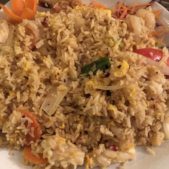 Siam House - Thai Fried Rice with Shrimp & Calamari - Thai Near Me - Bloomington, Indiana Siam House - Thai Fried Rice with Shrimp & Calamari - Thai Near Me - Bloomington, Indiana