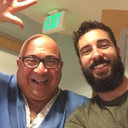 Sherman Oaks Dentistry - Me and Dr. Perlaza after my cleaning.