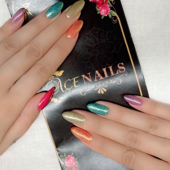 Ace Nail Shop - Pride Birthday nails  Acrylic & gel (3 fixes) - Nail Salons Near Me - Mill Valley, California