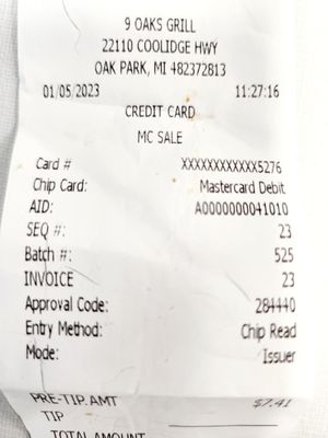 9 Oaks Grill by null