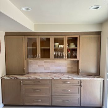 Signature Kitchen & Bath Design - Cabinets with glass doors and drawers - Interior Design Near Me - Cupertino, California Signature Kitchen & Bath Design - Cabinets with glass doors and drawers - Interior Design Near Me - Cupertino, California