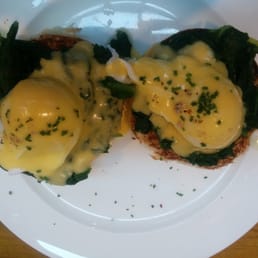 Eggs florentine! Not on the menu but they are more than happy to do it for you! Eggs florentine! Not on the menu but they are more than happy to do it for you!