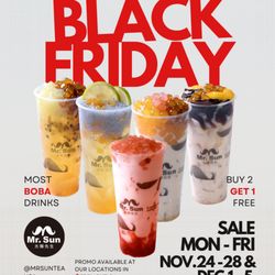 Mr Sun Tea - Buy 2 Get 1 Free for Black Friday