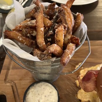 Field's Steak and Oyster Bar - TRUFFLE FRIES; extra $6 - Steakhouses Near Me - Bay St. Louis, Mississippi Field's Steak and Oyster Bar - TRUFFLE FRIES; extra $6 - Steakhouses Near Me - Bay St. Louis, Mississippi