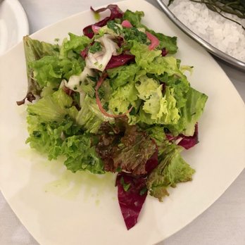 La Cote Bleue - House lettuce salad. - Modern European Near Me - Pacific Grove, California La Cote Bleue - House lettuce salad. - Modern European Near Me - Pacific Grove, California