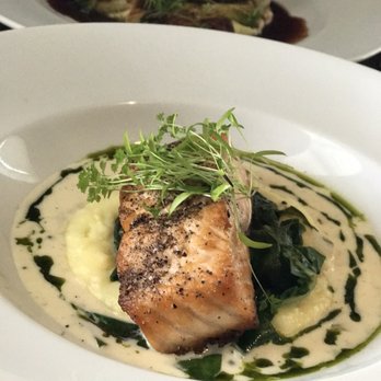 Boulevard Bistro - salmon with mashed potatoes - New American Near Me - Elk Grove, California