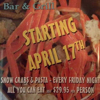 Bogey's - 5-9pm all you can eat crabs and pasta (or salad) - New American Near Me - Sewell, New Jersey