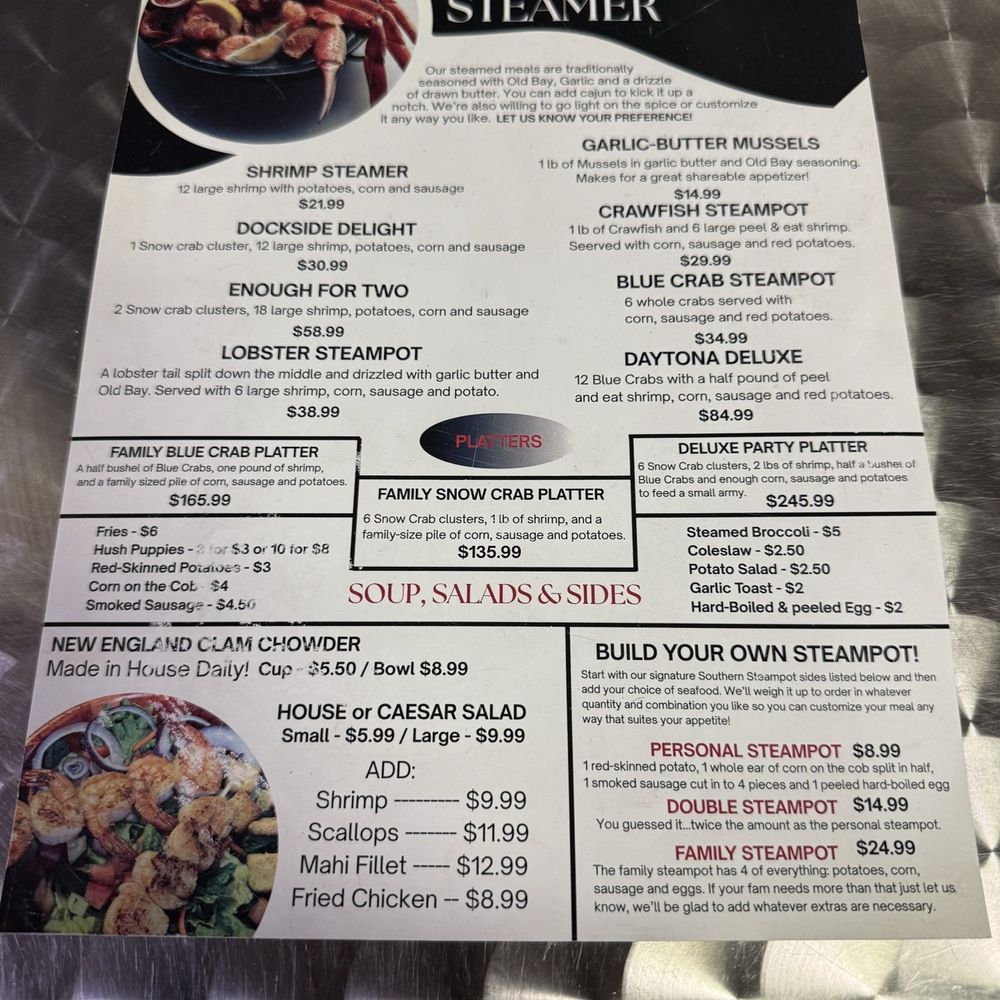 Macker Seafood - Menu Dec 2025 - Seafood Near Me - Daytona Beach, Florida Macker Seafood - Menu Dec 2025 - Seafood Near Me - Daytona Beach, Florida