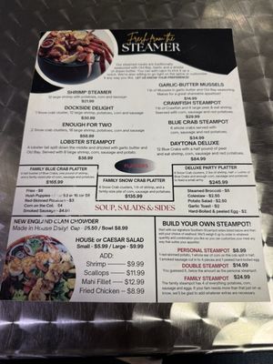 Menu photo 3 Macker Seafood Daytona Beach, FL