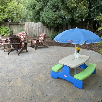 Advanced Pavers & Landscape - Lots of room for everyone! This project has enhanced and transformed our yard. - Masonry/Concrete Near Me - Sacramento , California