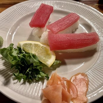 The Red Vault Bistro - Tuna Nigiri Sushi - French Near Me - Flatonia, Texas