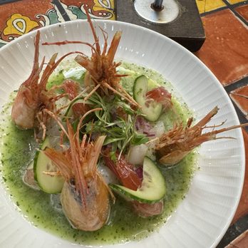 Holbox - Shrimp and scallop aguachile - Latin American Near Me - Los Angeles, California