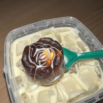 Unu Cafe - Coffee and cheese jello (cream cheese I think) - Bubble Tea Near Me - Westminster, California Unu Cafe - Coffee and cheese jello (cream cheese I think) - Bubble Tea Near Me - Westminster, California