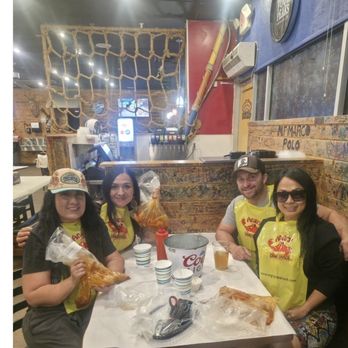 Angry Crab Shack - Us excited about our seafood boil - Seafood Near Me - Mesa, Arizona
