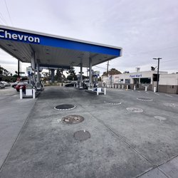 Chevron - Looking at it from just underneath the Chevron sign