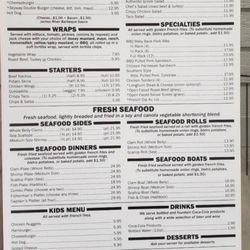 Beef & Sea - Menu